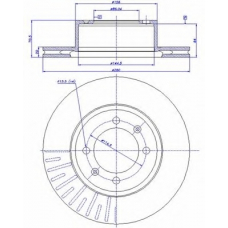 142.581 CAR Тормозной диск