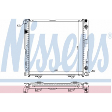 62751A NISSENS Радиатор, охлаждение двигателя