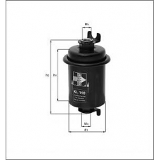 KL 543 MAHLE Топливный фильтр