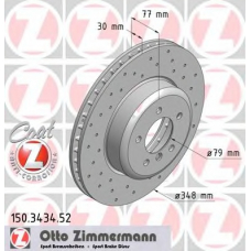 150.3434.52 ZIMMERMANN Тормозной диск