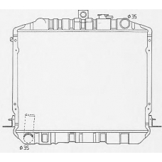 0100772 BEHR Radiator