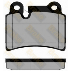 PA1807 BRAKE ENGINEERING Комплект тормозных колодок, дисковый тормоз