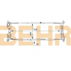 2108862 BEHR Radiator