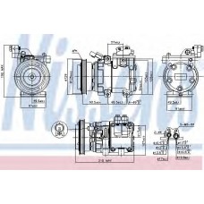 89085 NISSENS Компрессор, кондиционер
