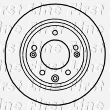 FBD1783 FIRST LINE Тормозной диск