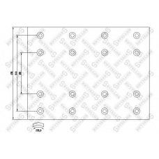 85-01086-SX STELLOX Комплект тормозных башмаков, барабанные тормоза