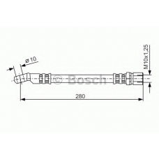 1 987 476 238 BOSCH Тормозной шланг