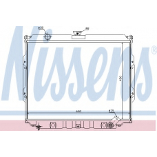67021 NISSENS Радиатор, охлаждение двигателя