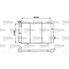 730015 VALEO Радиатор, охлаждение двигателя