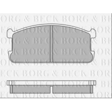 BBD5335 BORG & BECK Тормозной диск