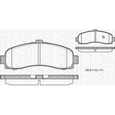 8110 14158 TRIDON Brake pads - front