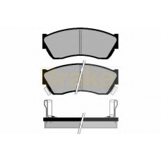 PA576 BRAKE ENGINEERING Комплект тормозных колодок, дисковый тормоз