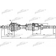 PDS1382 PATRON Приводной вал