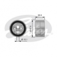 T41128 GATES Натяжной ролик, ремень грм
