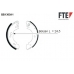 BB1303A1 FTE Комплект тормозных колодок