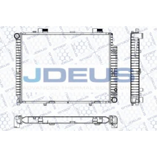 RA0170650 JDEUS Радиатор, охлаждение двигателя