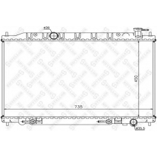 10-25399-SX STELLOX Радиатор, охлаждение двигателя