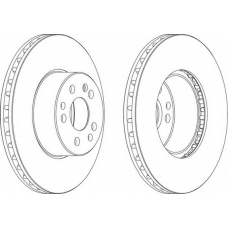 DDF629-1 FERODO Тормозной диск