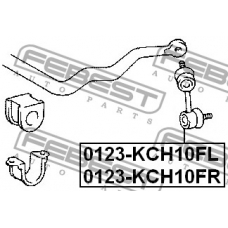 0123-KCH10FR FEBEST Тяга / стойка, стабилизатор