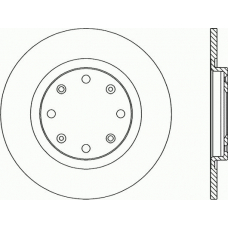 BDR1426.10 OPEN PARTS Тормозной диск