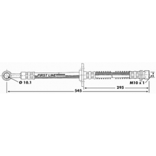 FBH6549 FIRST LINE Тормозной шланг