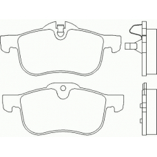 MDK0185 MINTEX Комплект тормозов, дисковый тормозной механизм