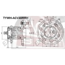 TYWH-ACV40RRH ASVA Ступица колеса