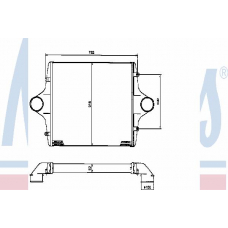 96991 NISSENS Интеркулер