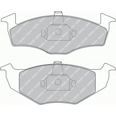 FSL1101 FERODO Комплект тормозных колодок, дисковый тормоз