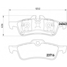 T1450EP PAGID Комплект тормозных колодок, дисковый тормоз