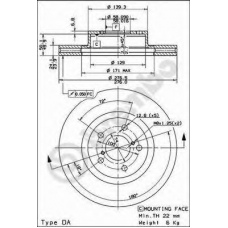 09.5674.21 BREMBO Тормозной диск