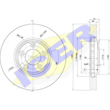 78BD4088-2 ICER Тормозной диск