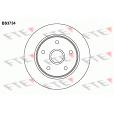 BS3734 FTE Тормозной диск