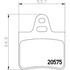 8DB 355 005-901 HELLA PAGID Комплект тормозных колодок, дисковый тормоз