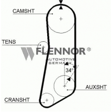 4978 FLENNOR Ремень ГРМ