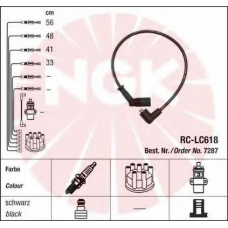 7287 NGK Комплект проводов зажигания