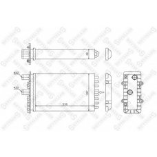 10-35079-SX STELLOX Теплообменник, отопление салона