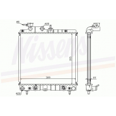 67016A NISSENS Радиатор, охлаждение двигателя