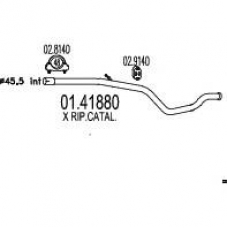 01.41880 MTS Труба выхлопного газа