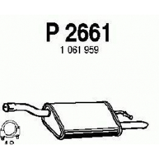 P2661 FENNO Глушитель выхлопных газов конечный