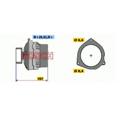 9 120 333 230 BOSCH Генератор