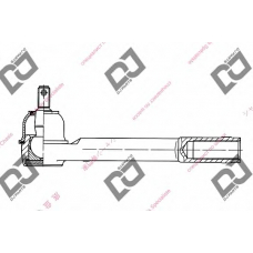 DE1259 DJ PARTS Наконечник поперечной рулевой тяги