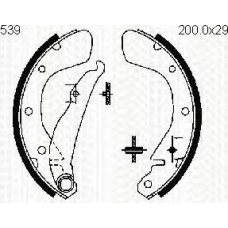 8100 24539 TRIDON Brake shoes