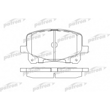 PBP1752 PATRON Комплект тормозных колодок, дисковый тормоз