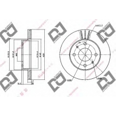 BD1074 DJ PARTS Тормозной диск