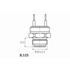 8.123.10 BEHR Термовыключатель, вентилятор радиатора