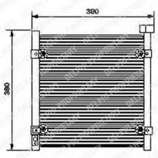 TSP0225422 DELPHI Конденсатор, кондиционер