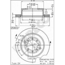 BS 7862 BRECO Тормозной диск