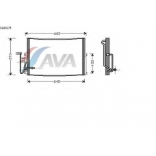 OLA5274 AVA Конденсатор, кондиционер