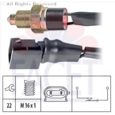 7.6097 FACET Выключатель, фара заднего хода